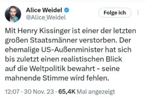 Weidel-Kissinger